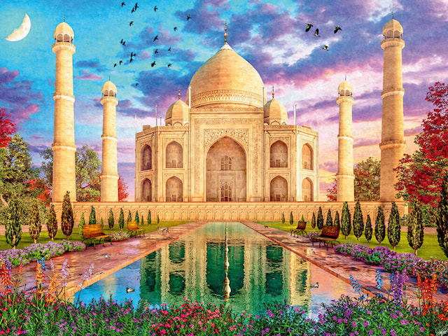 Produktbild 2 för Pussel Taj Mahal 1500 bitar, Ravensburger