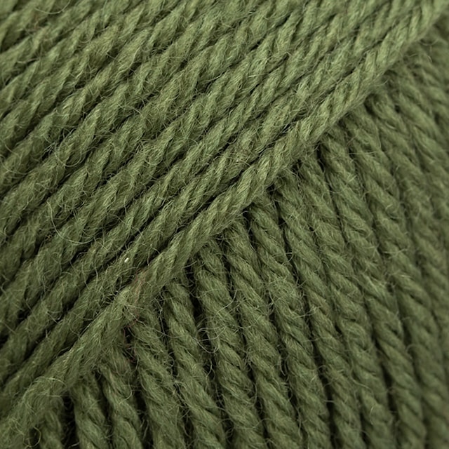 Karisma Uni Colour Ullgarn 50 g moss green (87) Drops