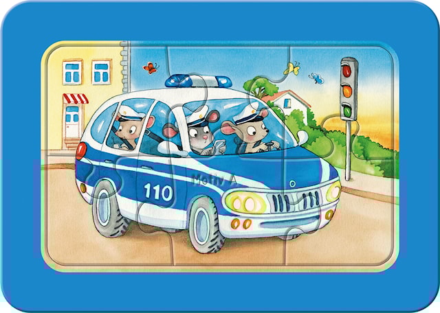 Produktbilde 4 for Animals In Action Puslespill 3x6 brikker Ravensburger