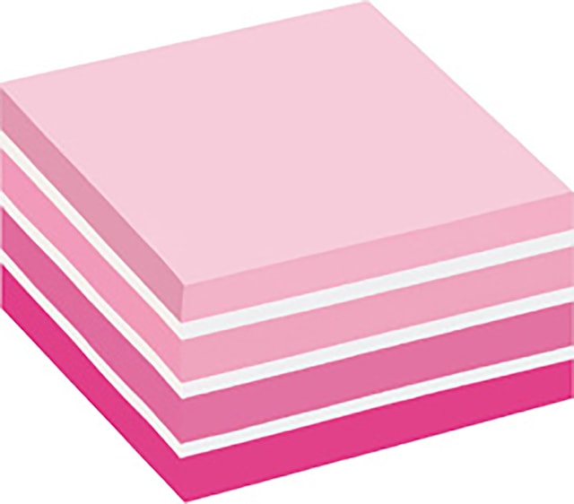 Post-it Notisar 76x76 mm Pastellrosa 450 blad 3M