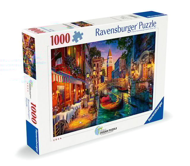 Produktbild 5 för Canal Cruise In Venice Pussel 1000 bitar, Ravensburger