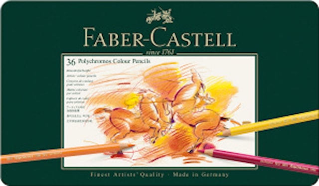 Produktbilde 4 for Polychromos Fargeblyanter Metalletui 36 pakning Faber-Castell