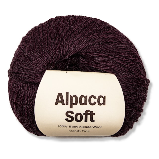 Alpacka Soft 50g Bordaeux A2221 Adlibris