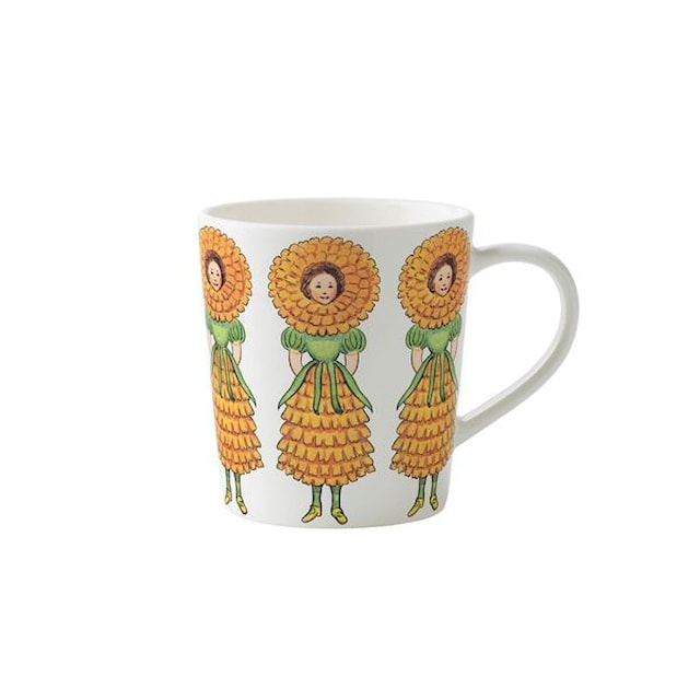 Tuotekuva 1 - Elsa Beskow Muki kahvalla Mrs Ringblomma 40 cl, Design House Stockholm