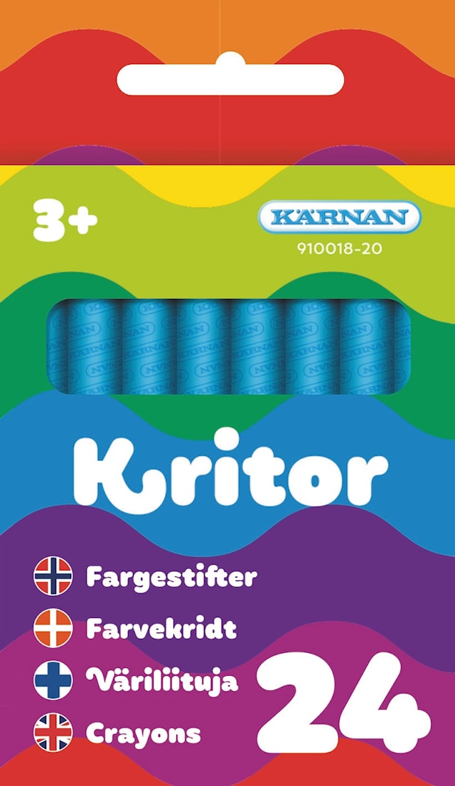 Produktbild 1 för Färgkritor 24-p, Kärnan