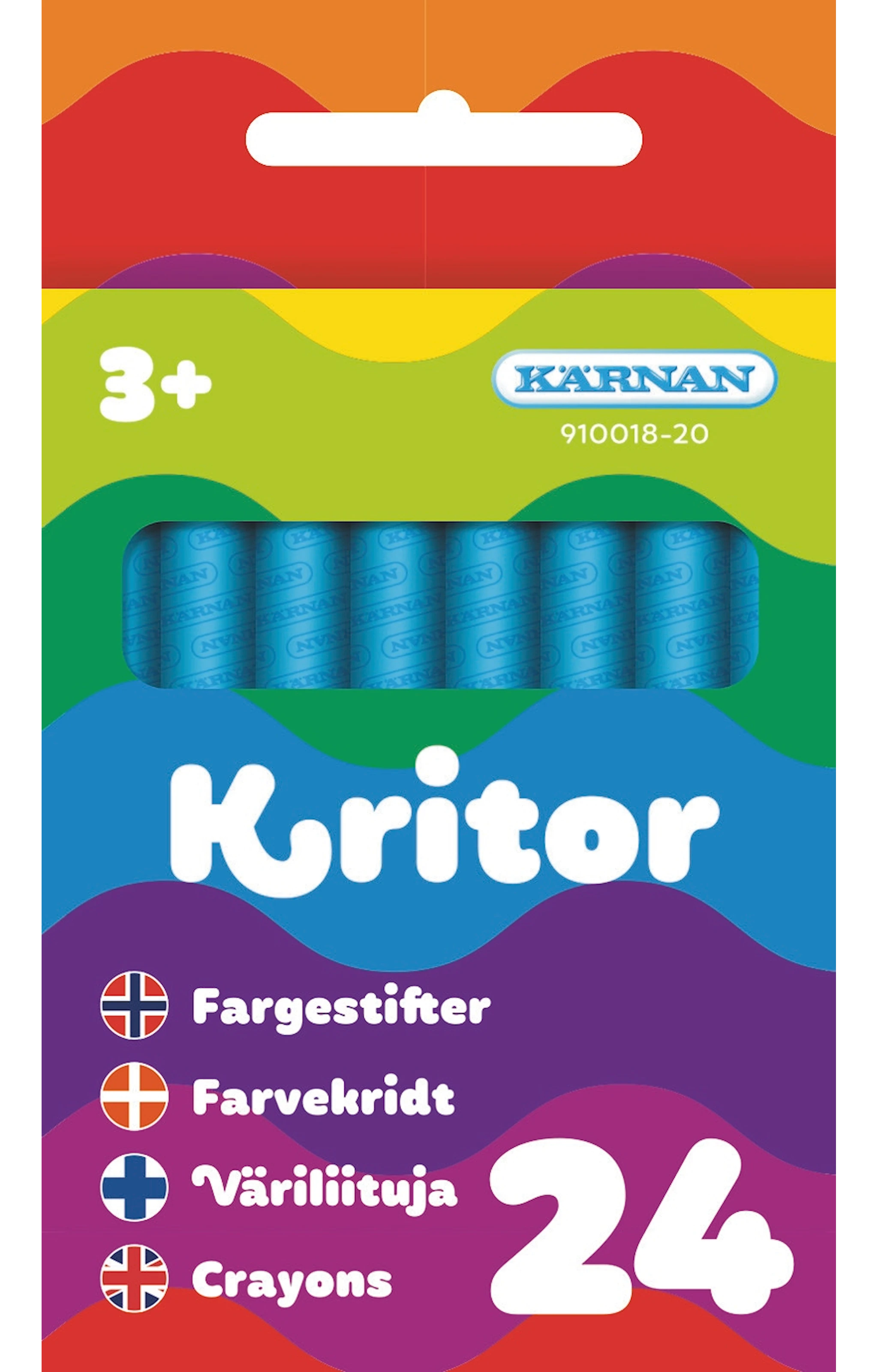 Tuotekuva ille Värikynät 24 kpl, Kärnan