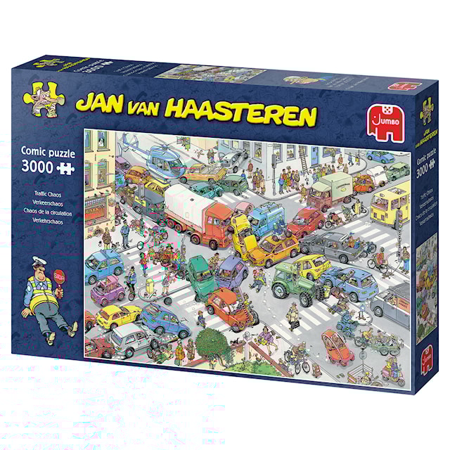 Produktbild 4 för Jan Van Haasteren Traffic Chaos Pussel 3000 bitar, Jumbo
