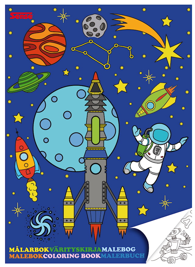 Maalauskirja Avaruus FSC Sense