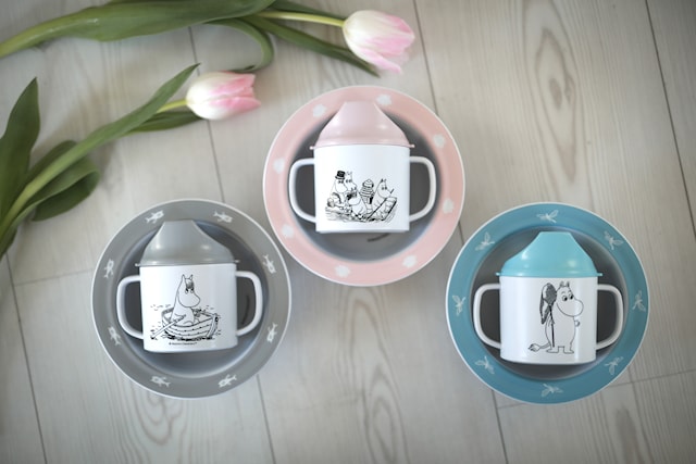 Produktbilde 2 for Mummitrollet Vann & Bad Pipemugg Blå Rätt Start