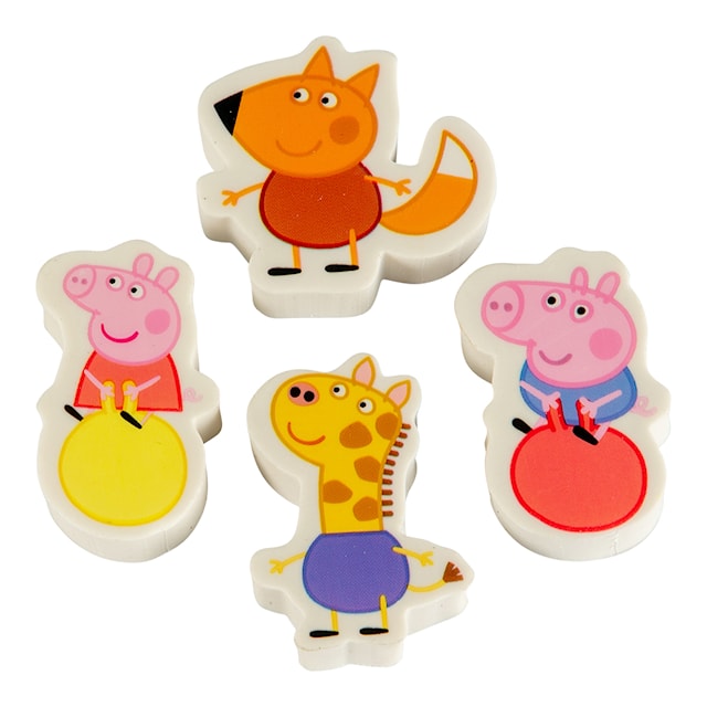 Produktbild 2 för Peppa Pig Suddgummi 4-pack