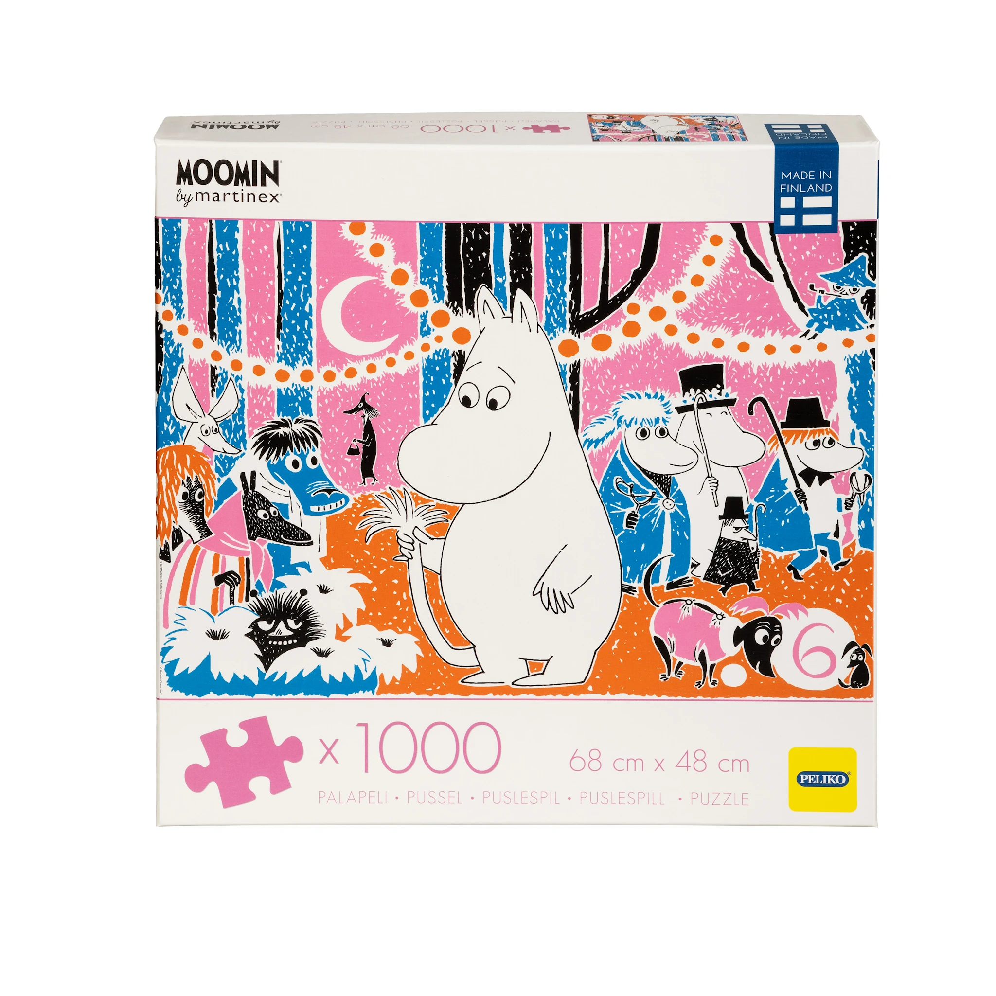 Produktbild för Pussel Mumin 1000 bitar, Comicbookcover 6