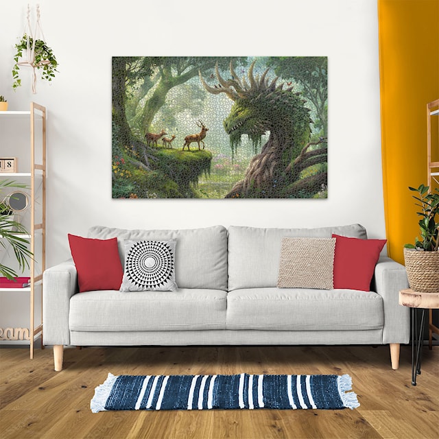 Produktbild 4 för Pussel The Forest Dragon awakes 3000 bitar, Ravensburger