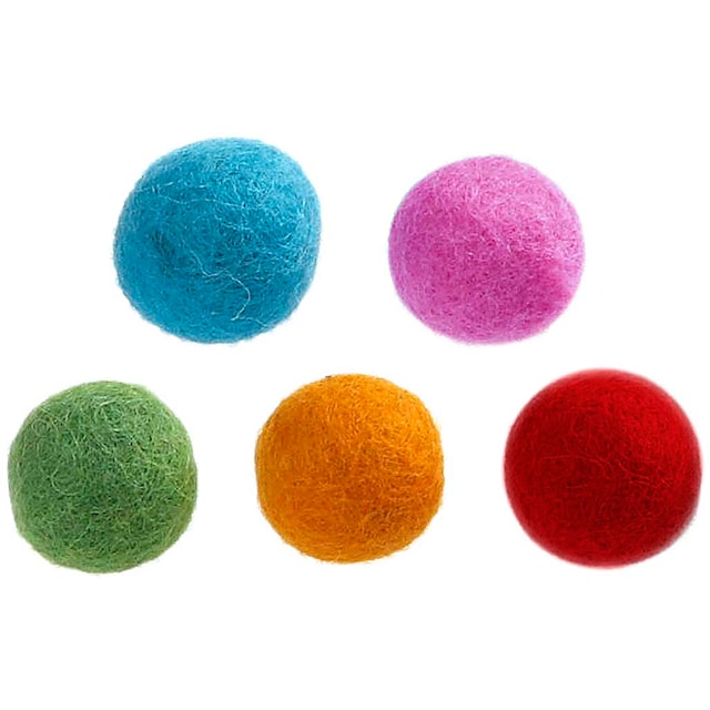 Produktbilde 3 for Filtkuler, dia. 20 mm, sterke farger, 64 stk./ 1 pk.