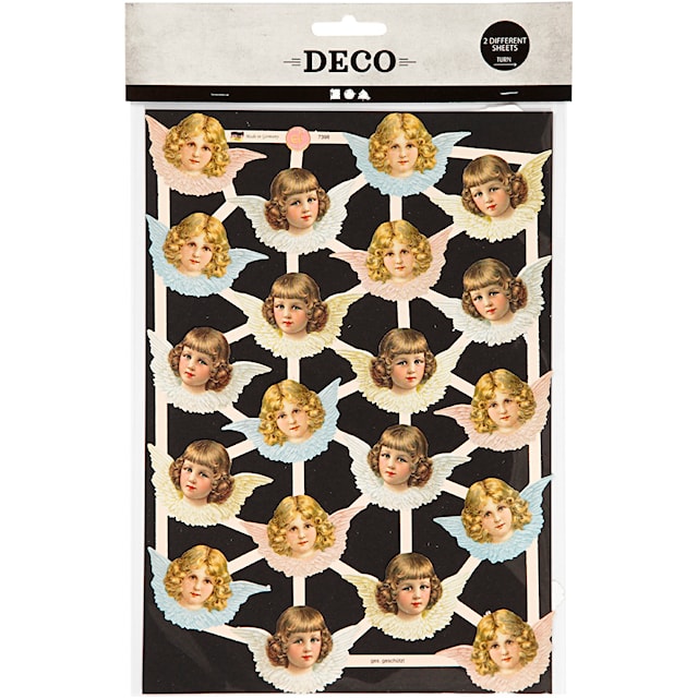 Produktbild 2 för Bokmärken Änglar 16,5x23,5 cm 2 ark