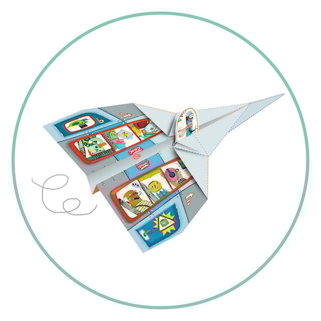 Produktbilde 3 for Origami Flyveplan 20 Ark Djeco