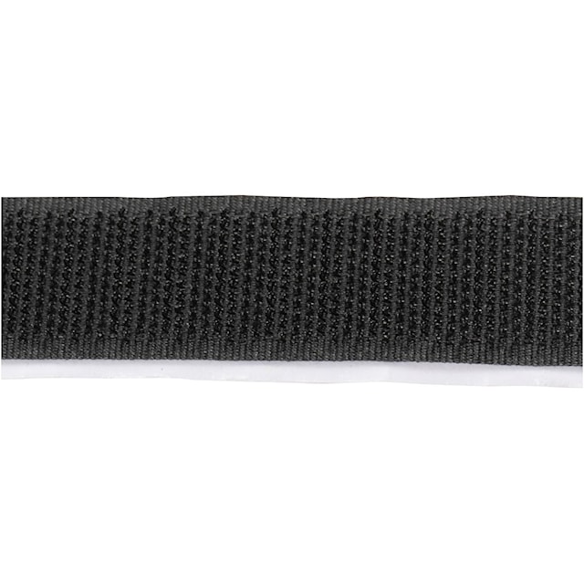 Produktbild 3 för Kardborreband självhäftande svart 20 mm x 5 m