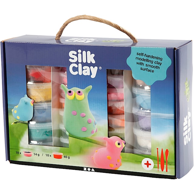 Tuotekuva 2 - Silk Clay Silkkimassa Lahjapakkaus 1 Setti värilajitelma