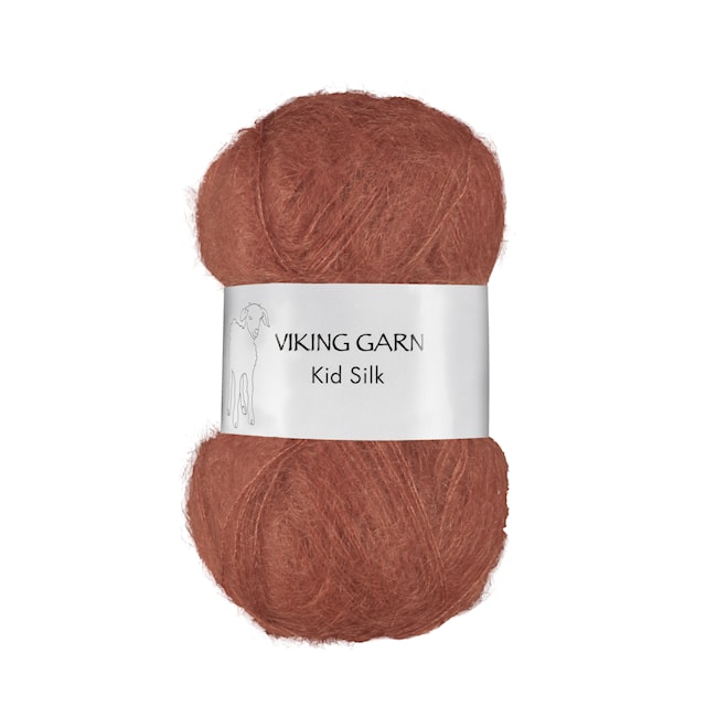 Kid/Silk Garn 25 g Rost 353 Viking Garn