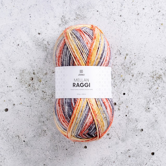 Produktbilde 1 for Mellanraggi Garn Ullmiks 100 g Soda Pop 456 Järbo
