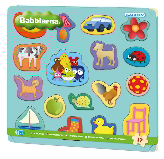 Rammepuslespill med forhøyede brikker Babblarna, Kärnan (SE)