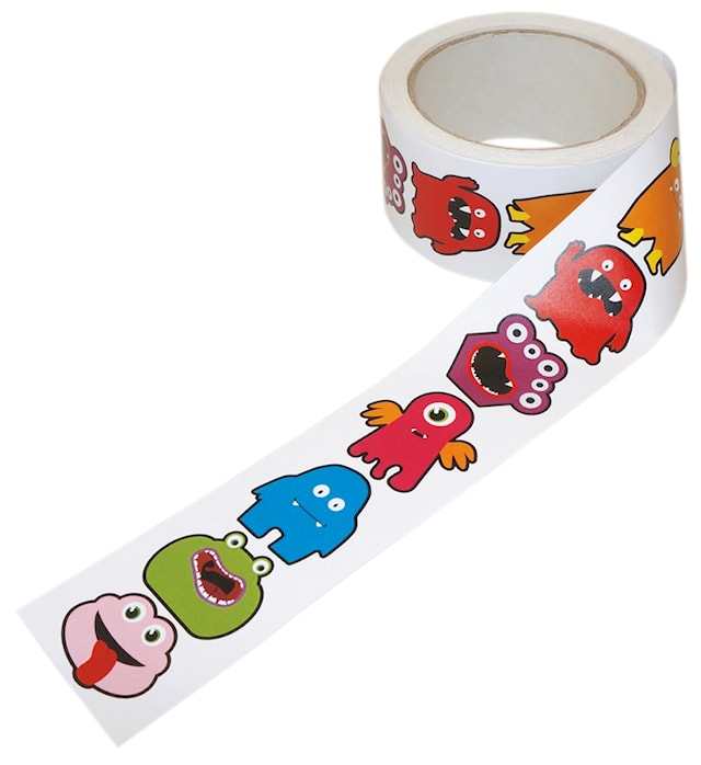 Klistermärken Monster På Rulle Playbox