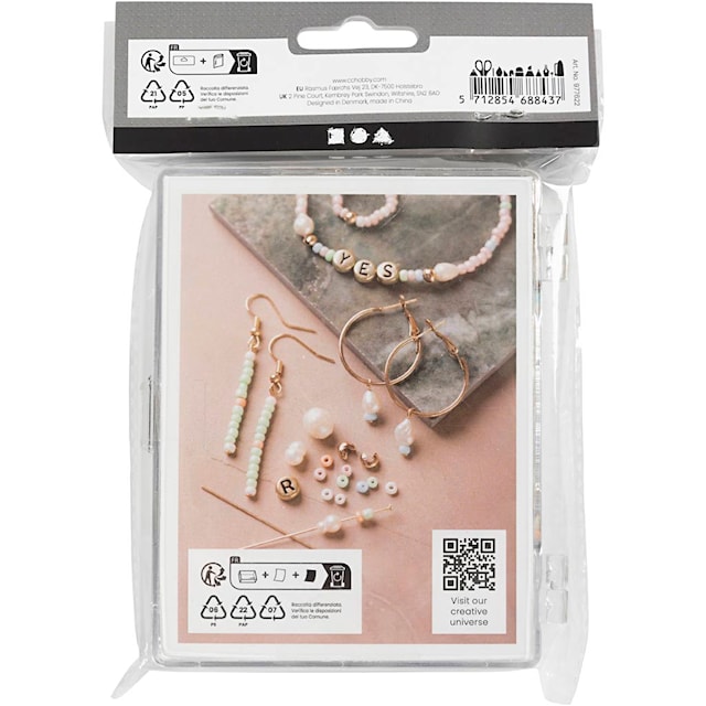 Produktbild 3 för Mix Sötvattenspärlor ljusa färger och tillbehör