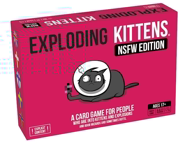 Tuotekuva 1 - Exploding Kittens NSFW Ed. (Pink) (SE/NO/DK/FI)