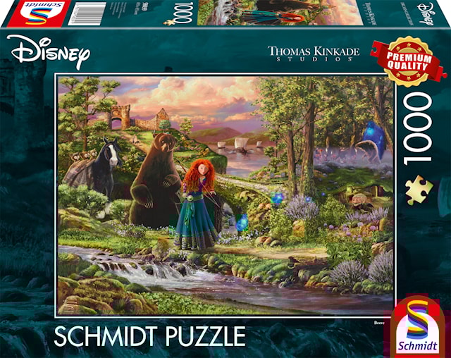 Produktbild 1 för Pussel Disney Brave Merida 1000 bitar, Schmidt