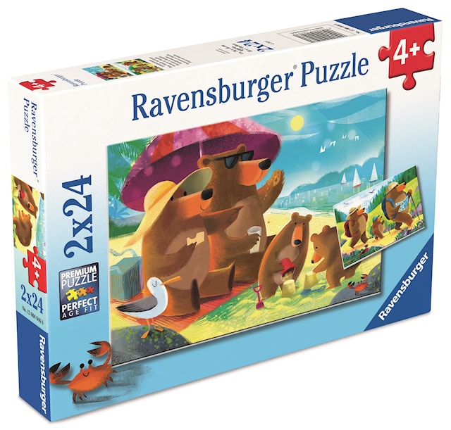 Tuotekuva 3 - Bear Family Vacations 2x24p Ravensburger