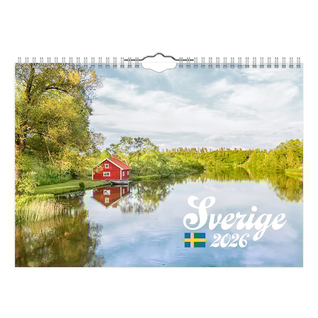 Produktbild 1 för Väggkalender Sverige 2026
