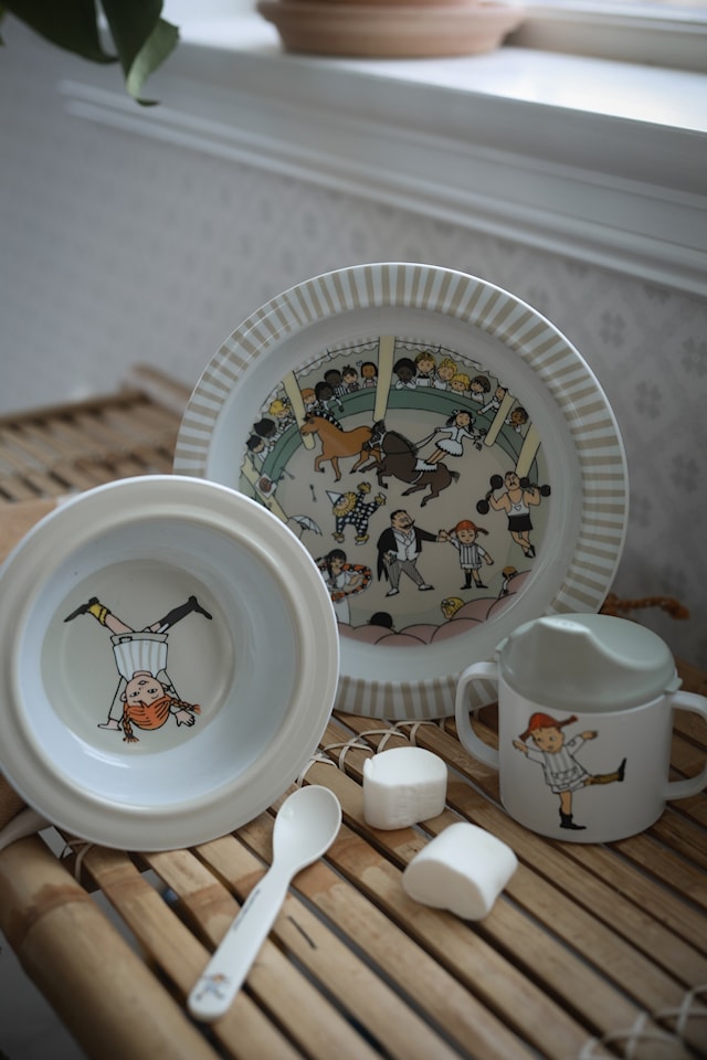 Produktbilde 2 for Pippi Sirkus Skjeer 2-pakning hvit/rosa Rätt Start