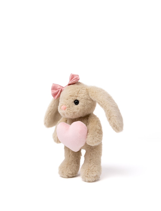 Produktbilde 2 for Tyra med Hjerte Beige Kosedyr 20 cm Teddykompaniet