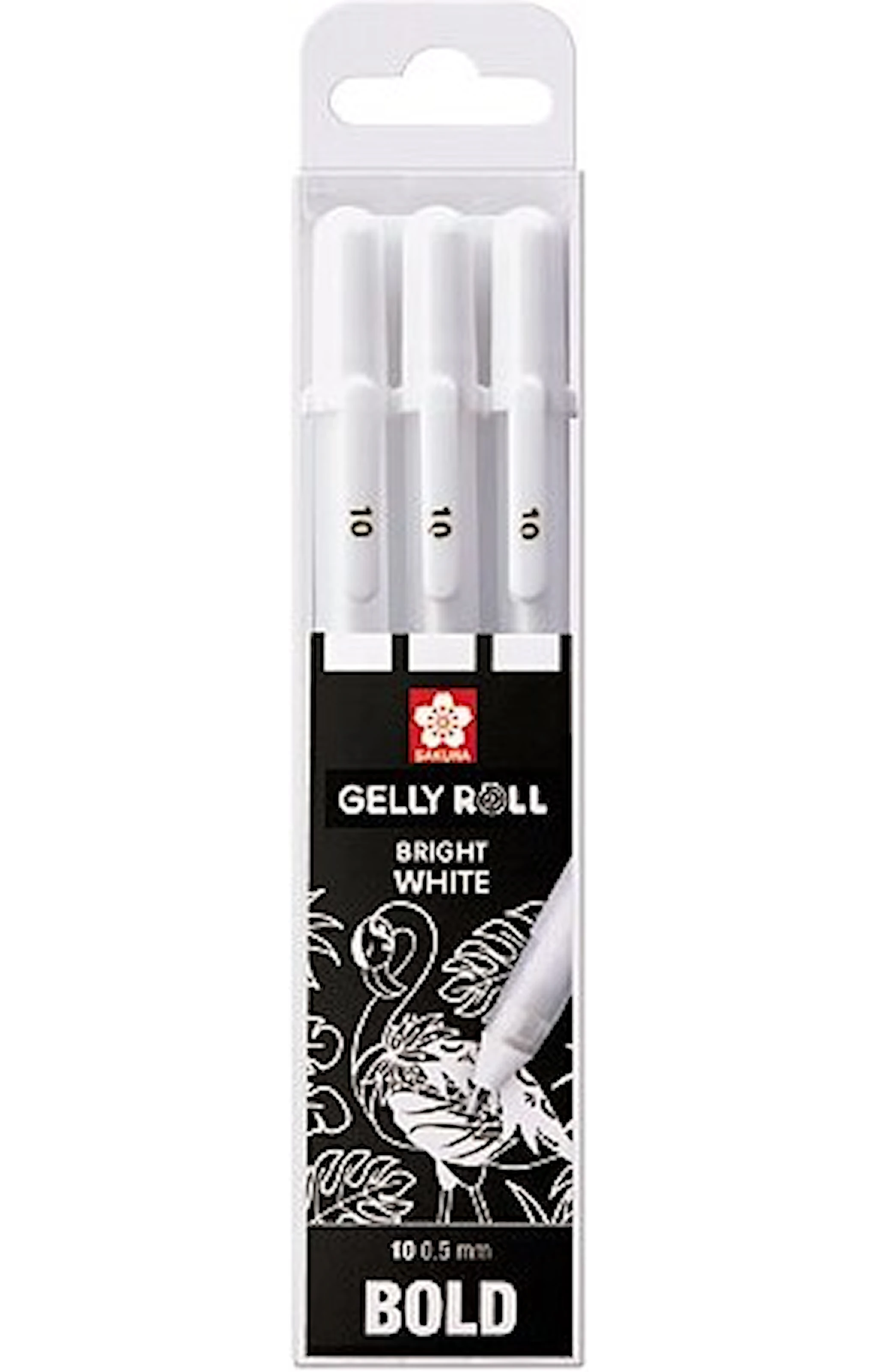 Produktbild för Sakura Gelly Roll Bright White bold 3-set