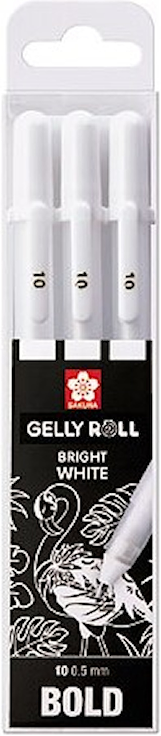 Produktbilde 1 for Sakura Gelly Roll Bright White fet 3-sett