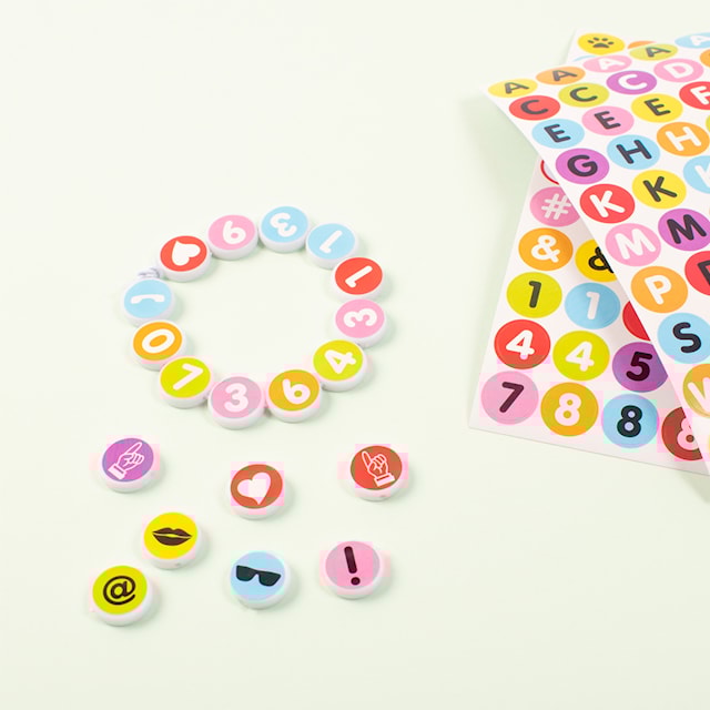 Produktbilde 1 for Klistremerker bokstaver og tall 1000-pakk Playbox