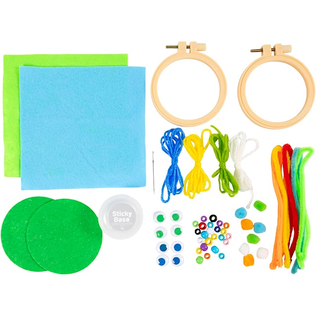 Produktbild 3 för Mini DIY Kit Broderi - Ansikten