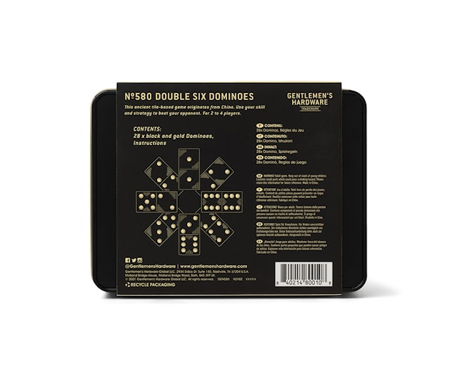 Produktbild 3 för Domino Double Six Gentlemen´s Hardware