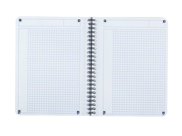 Produktbilde 3 for Collegehefte Touch A5 + Rutet Turkis Oxford