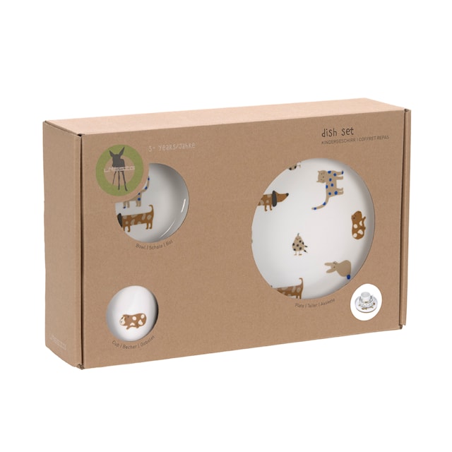 Produktbilde 3 for Barnservis Porslin/Silikon Little Mateys Lässig