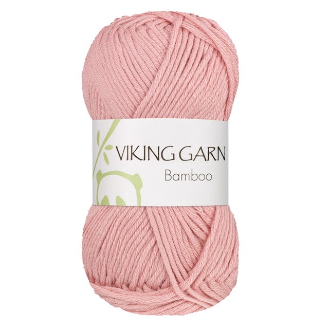 Bamboo 50 g Lys rosa 665 Viking Garn