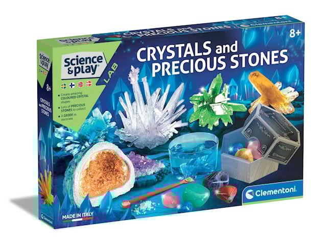 Produktbild 1 för Giant Crystals & Precious Stones (Nordic) Clementoni