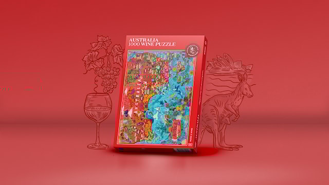 Produktbilde 2 for Vinpuslespill -  Austalien 1000 brikker Water and Wines