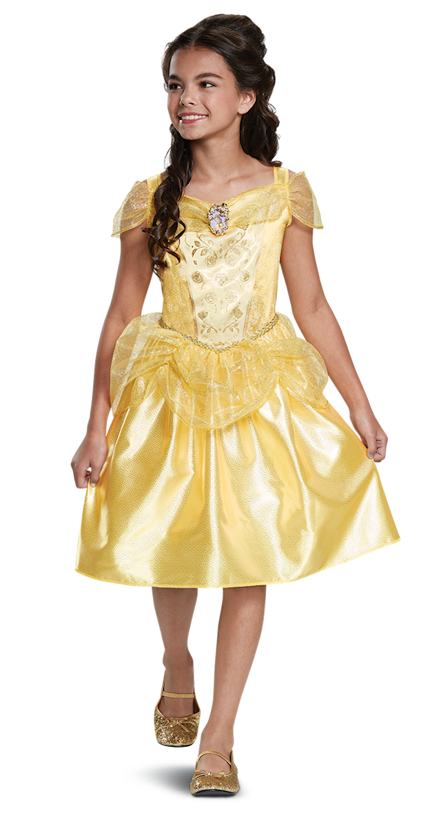 Disney Princess Prinsessklänning Belle (5-6 år) Disguise