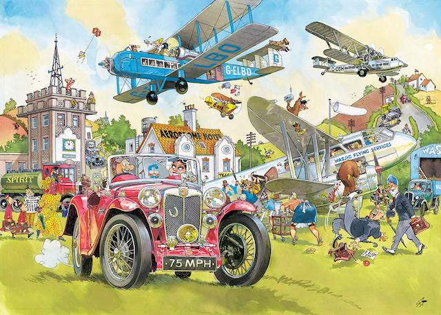 Tuotekuva 2 - Wasgij Destiny 5 - Time Travel! Palapeli 1000 palaa