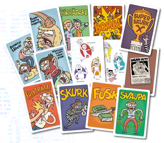 Produktbild 4 för Kortspel Skurkarnas Skurk, Alga (SE)