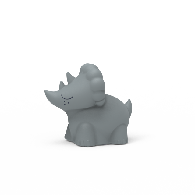 Winston Dinosaur Nattlampe Blue Fog Liewood