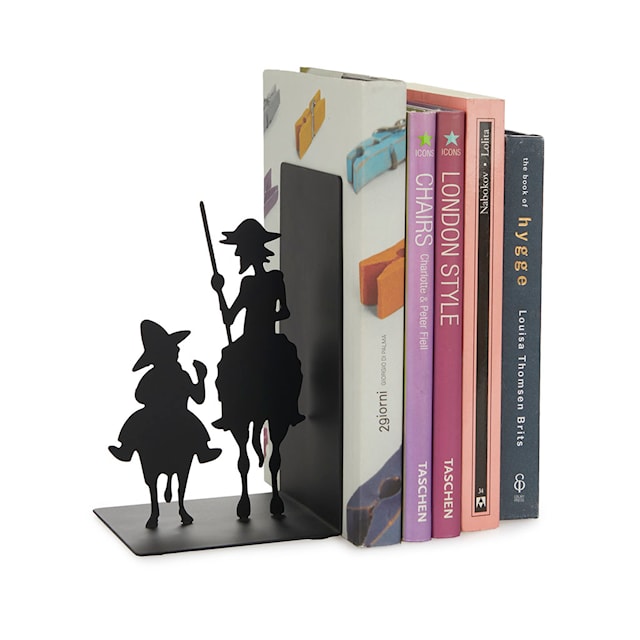 Tuotekuva 2 - Bookend Don Quijote Black Metal Balvi