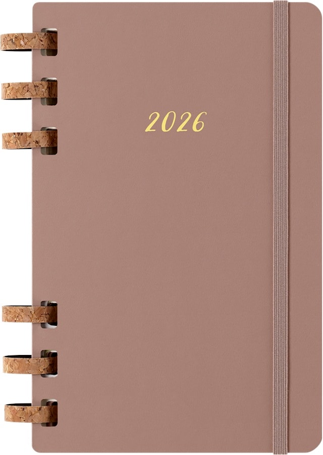 Tuotekuva 1 - Kalenteri 2026 Spiral Planner 12M Large Almond Moleskine