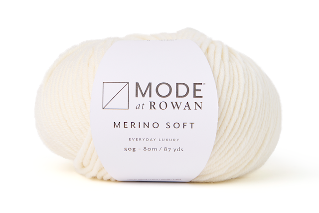 Merino Soft 100% Merinoull 50gr Snow 017 Mode at Rowan