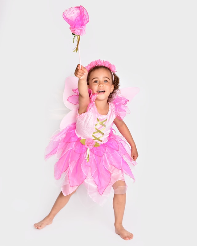 Tuotekuva 1 - Keijumekko, siivet ja sauva 110–116 cl Den goda fen